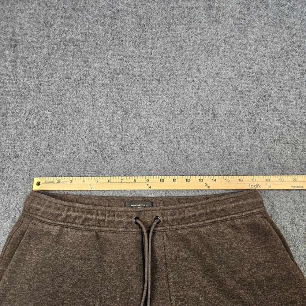 Banana Republic Mens Brown Marl Lounge Pants Drawstring Joggers Size L